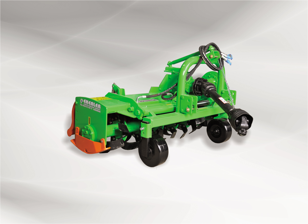 Ekerler Bahçe Tipi modellerinde kullanılan balatalı tip kavrama sistemi sayesinde traktörden gelen ani hareketlerin şanzımana zarar vermesi engellenir. Bu sayede kullanıcıya uzun ömürlü bir kullanım sunulur. Güçlü, sağlam gövde yapısıyla zorlu toprak şartlarına dayanır. Dayanımı yüksek ve en iyi formda tasarlanmış bıçaklar sayesinde kolayca parçalanır ve karıştırılır. Ekerler Bahçe Tipi Rotovatörlerde kullanılan 4 vitesli şanzıman , farklı toprak koşullarında daha güvenli ve konforlu kullanım sağlar. Hidrolik Kaydırmalı Ekerler Bahçe Tipi modellerinde sunulan hidrolik kaydırma sistemi sayesinde, operatörün traktörden inmeden makineyi engellerden uzaklaştırması sağlanır. Bu sayede uzun saatler konforlu bir kullanım sunulmaktadır.